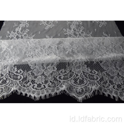 100% Nylon Panel Lace Desain Kain-A